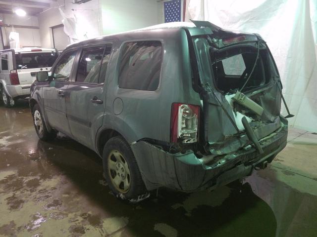 2012 HONDA PILOT LX 5FNYF4H25CB007479