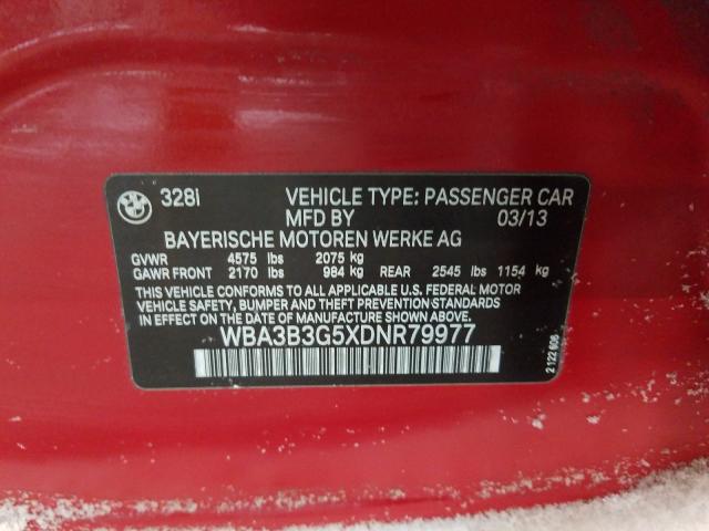 2013 BMW 328 XI WBA3B3G5XDNR79977