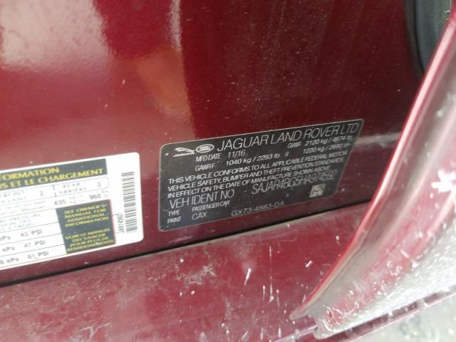 2017 JAGUAR XE SAJAR4BG5HA974592