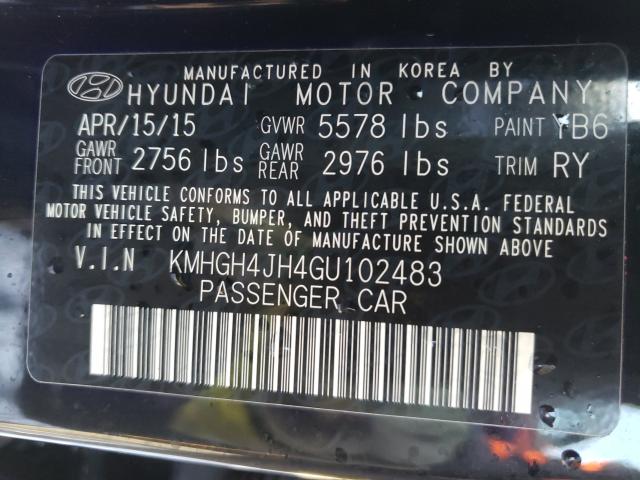 2016 HYUNDAI EQUUS SIGN KMHGH4JH4GU102483