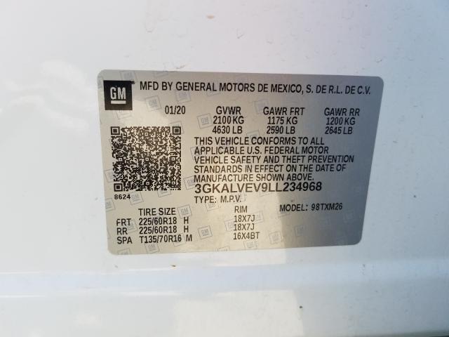 2020 GMC TERRAIN SL - 3GKALVEV9LL234968