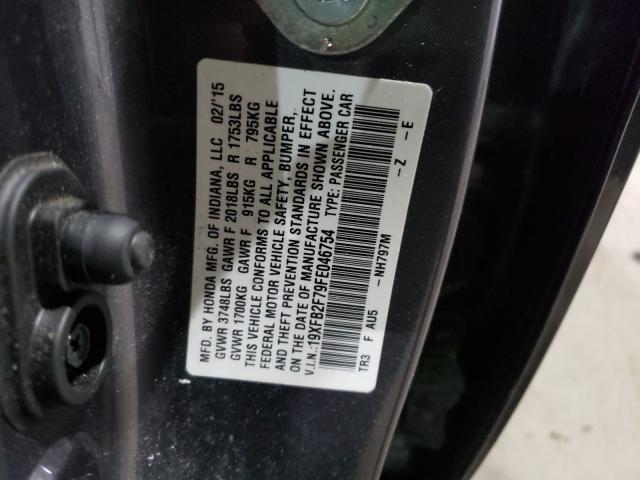 2015 HONDA CIVIC SE 19XFB2F79FE046754