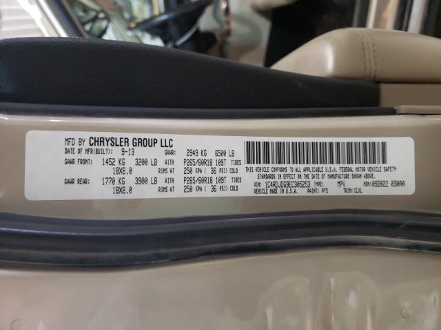 2014 DODGE DURANGO LI 1C4RDJDG9EC305253