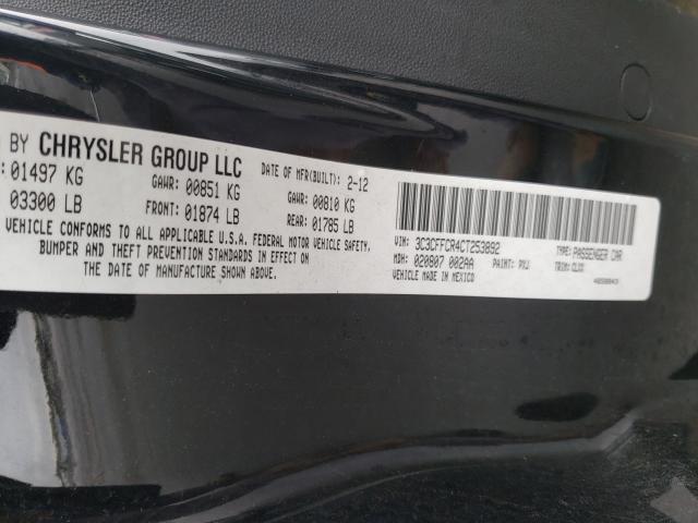 2012 FIAT 500 LOUNGE 3C3CFFCR4CT253892