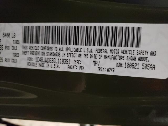 2016 JEEP WRANGLER U 1C4BJWDG3GL118391