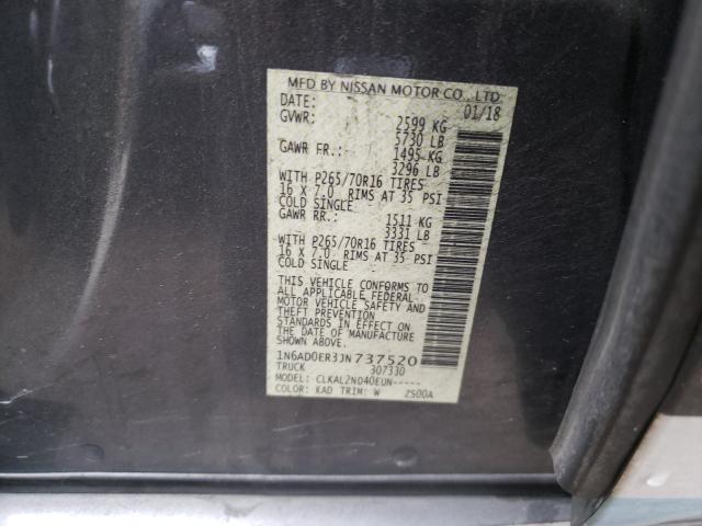 2018 NISSAN FRONTIER 1N6AD0ER3JN737520