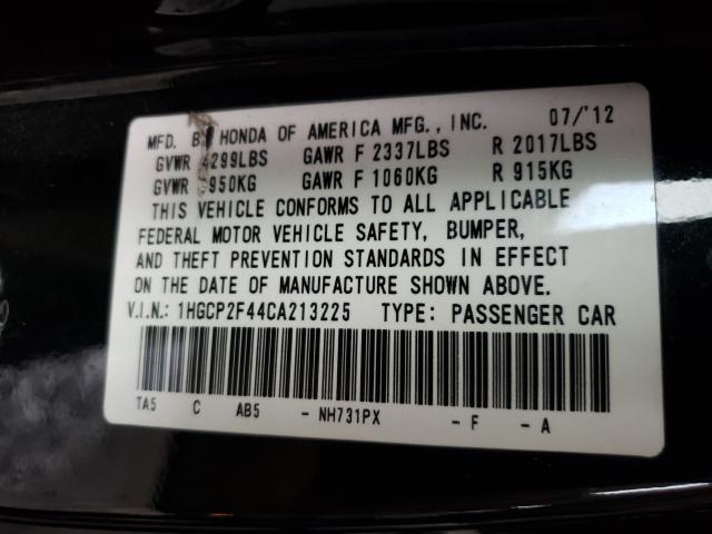2012 HONDA ACCORD LXP 1HGCP2F44CA213225