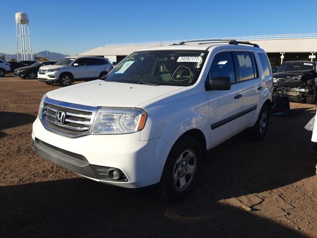 2014 HONDA PILOT LX 5FNYF4H21EB041793