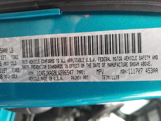 2020 JEEP WRANGLER S 1C4GJXAG9LW206547