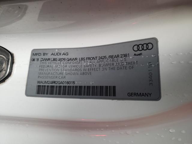 2016 AUDI A5 PREMIUM WAUM2AFR2GA016015