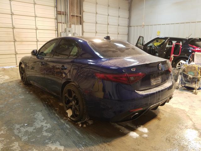 2018 ALFA ROMEO GIULIA TI ZARFAECN4J7597535