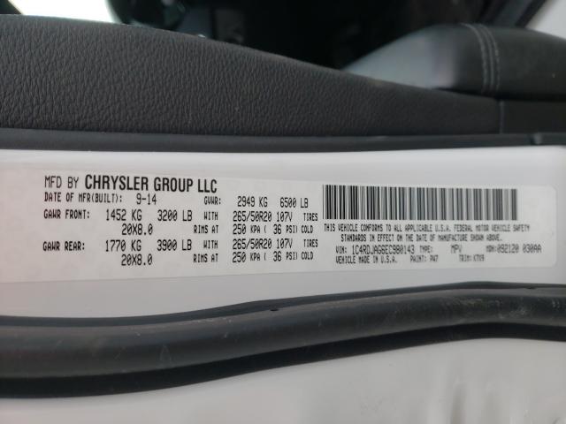 2014 DODGE DURANGO SX 1C4RDJAG6EC980143