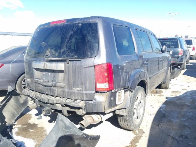 2014 HONDA PILOT EXL 5FNYF4H53EB054281