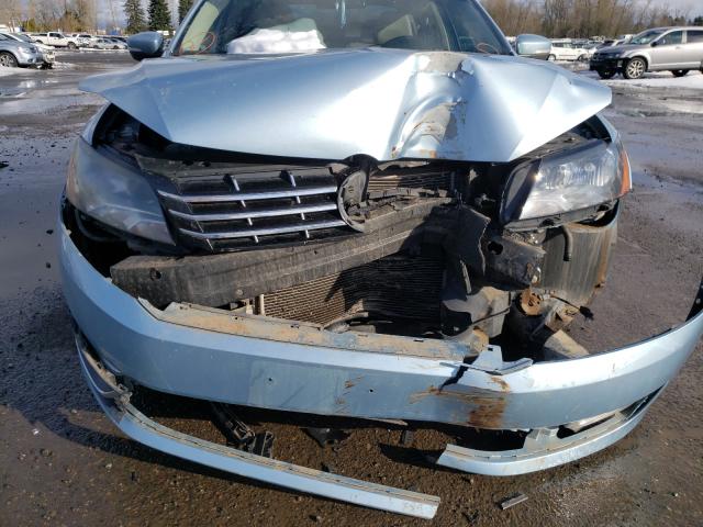 2013 VOLKSWAGEN PASSAT - 1VWBN7A39DC123678
