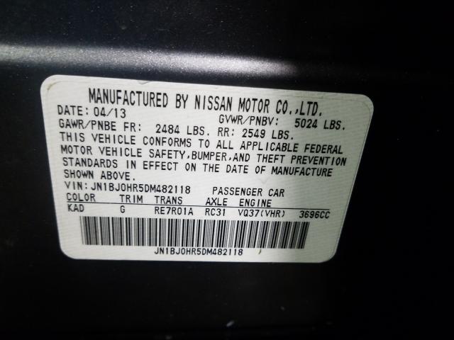 2013 INFINITI EX37 BASE JN1BJ0HR5DM482118