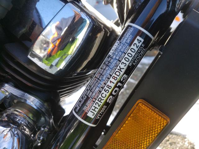 2013 HONDA VT750 S JH2RC5818DK300024