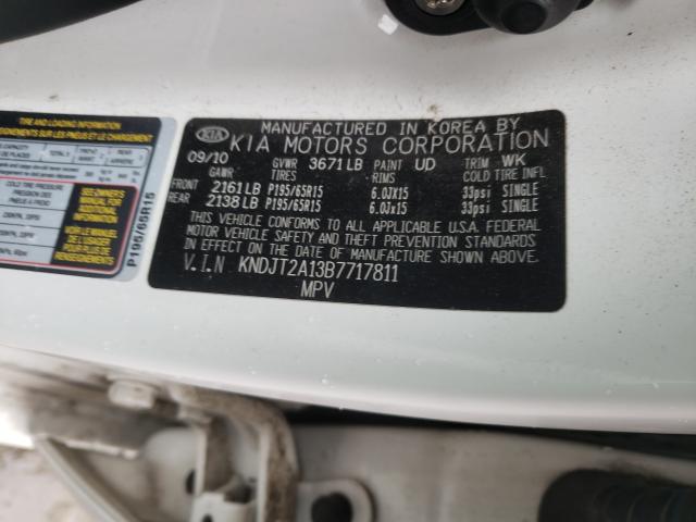 2011 KIA SOUL KNDJT2A13B7717811