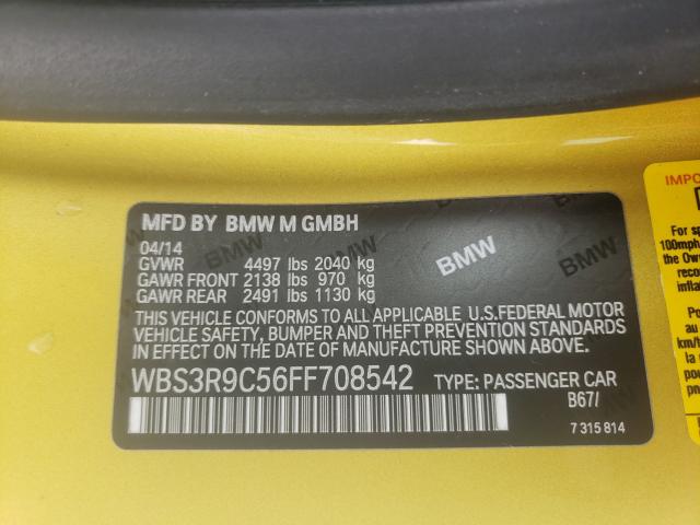 2015 BMW M4 WBS3R9C56FF708542