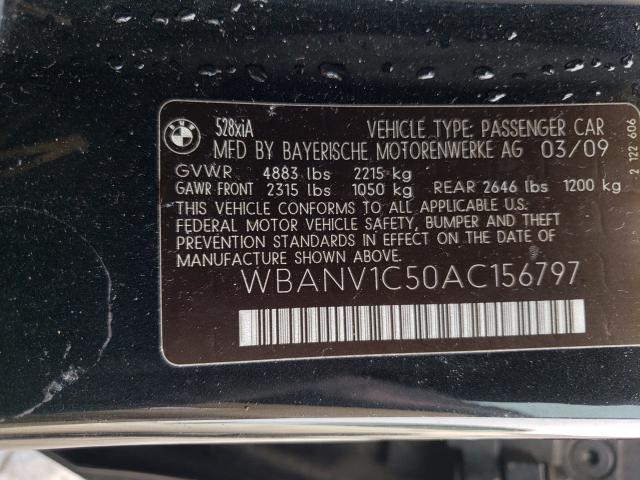 2010 BMW 528 XI WBANV1C50AC156797