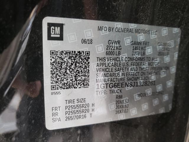 2018 GMC CANYON DEN 1GTG6EEN8J1328261