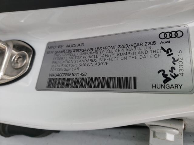 2015 AUDI A3 PREMIUM WAUACGFF9F1071438