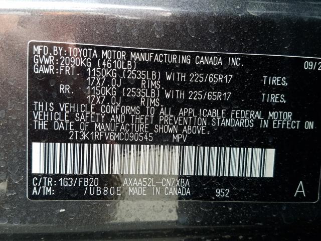 2021 TOYOTA RAV4 LE - 2T3K1RFV6MC090545