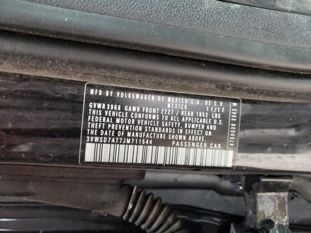 2018 VOLKSWAGEN BEETLE DUN 3VWSD7AT7JM711544