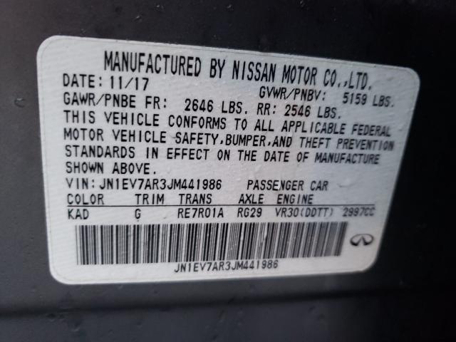 2018 INFINITI Q50 LUXE JN1EV7AR3JM441986