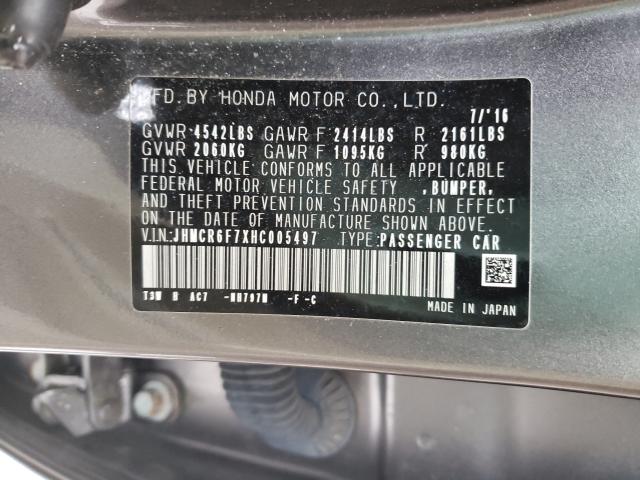2017 HONDA ACCORD TOU JHMCR6F7XHC005497