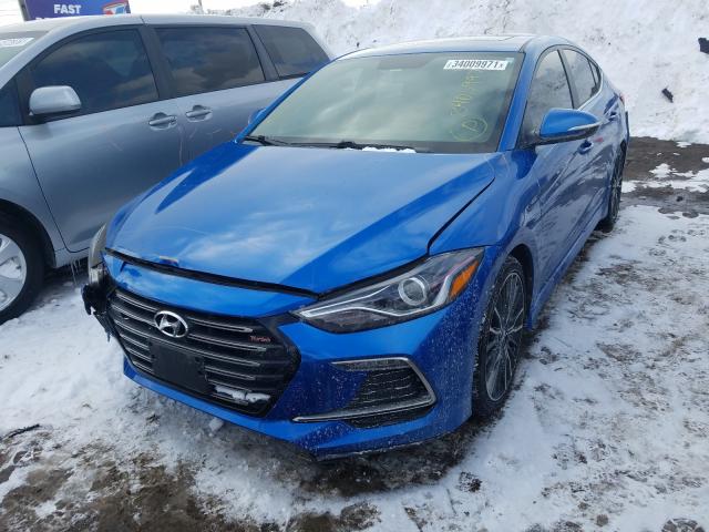 2018 HYUNDAI ELANTRA SP KMHD04LB9JU555377