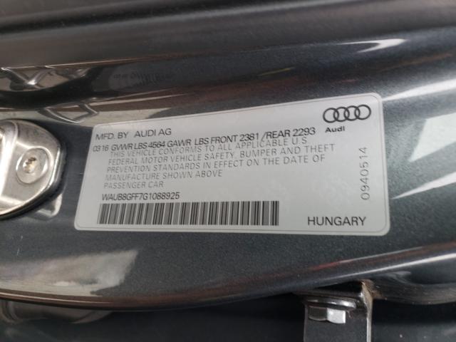 2016 AUDI A3 PREMIUM WAUB8GFF7G1088925