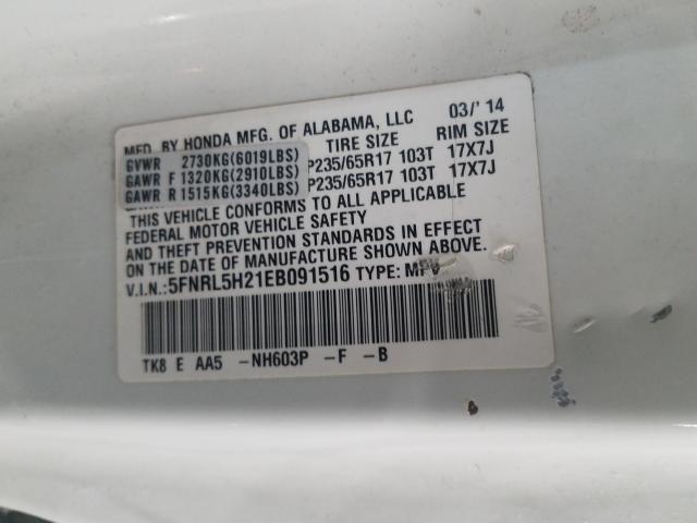 2014 HONDA ODYSSEY LX 5FNRL5H21EB091516