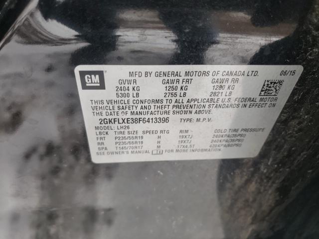 2015 GMC TERRAIN SL 2GKFLXE38F6413396