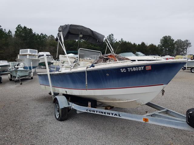 Salvage boats for sale at Harleyville, SC auction: 2003 Aquasport Boat Trlr