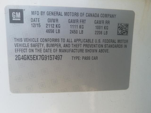 2016 BUICK REGAL 2G4GK5EX7G9157497