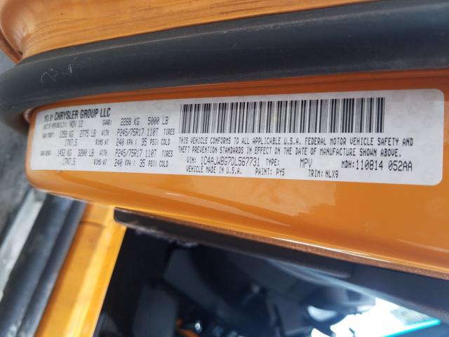 2013 JEEP WRANGLER S 1C4AJWBG7DL567731
