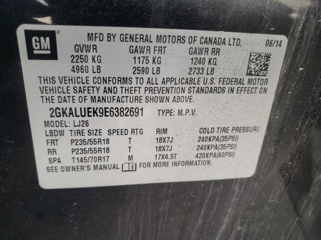 2014 GMC TERRAIN DE 2GKALUEK9E6382691