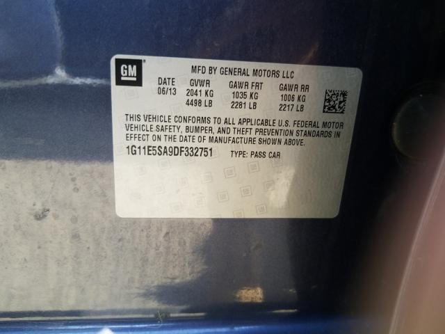 2013 CHEVROLET MALIBU 2LT 1G11E5SA9DF332751