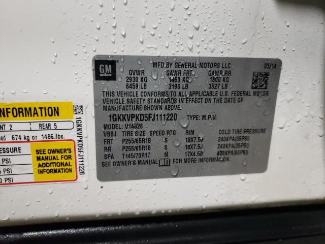 2015 GMC ACADIA 1GKKVPKD5FJ111220