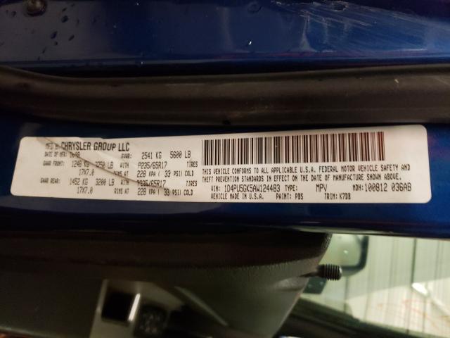 2010 DODGE NITRO SXT 1D4PU5GK5AW124483