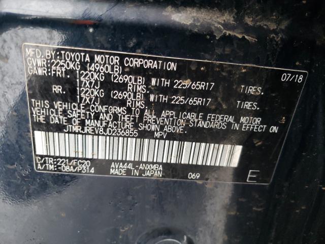 2018 TOYOTA RAV4 HV LE JTMRJREV8JD236855
