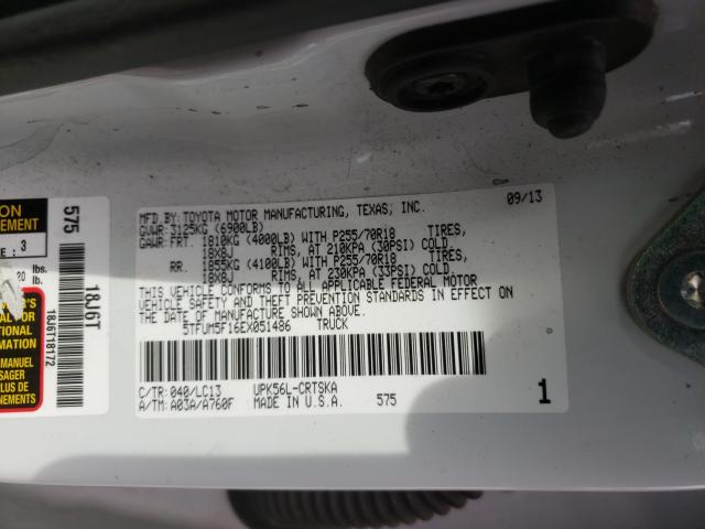 2014 TOYOTA TUNDRA DOU - 5TFUM5F16EX051486