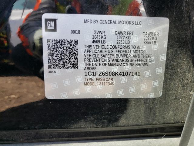 2019 CHEVROLET BOLT EV PR 1G1FZ6S08K4107141