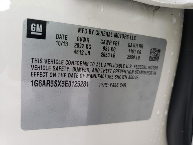 2014 CADILLAC CTS LUXURY 1G6AR5SX5E0125281