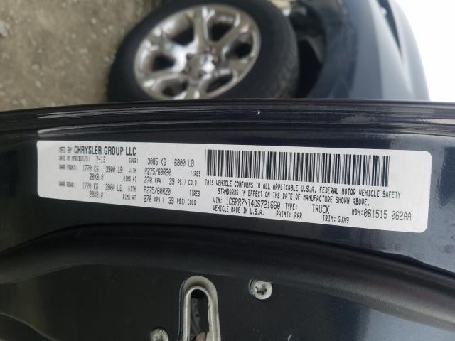 2013 RAM 1500 LARAM 1C6RR7NT4DS721660