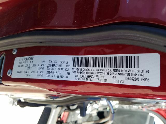 2015 JEEP CHEROKEE S 1C4PJLAB8FW721251