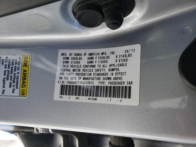 2014 ACURA TL SE 19UUA8F31EA000610