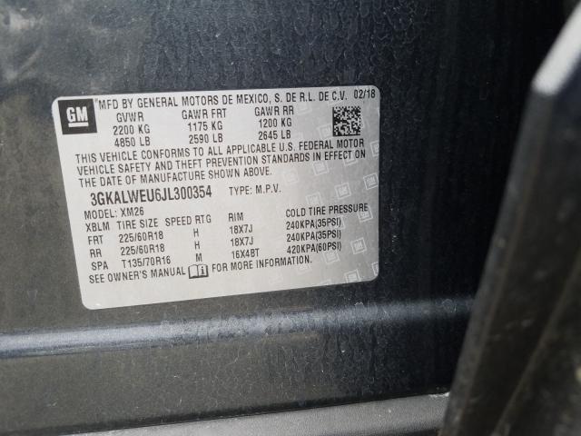 2018 GMC TERRAIN SL - 3GKALWEU6JL300354
