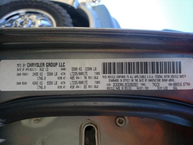 2012 DODGE RAM 3500 L 3C63DRKL9CG282921