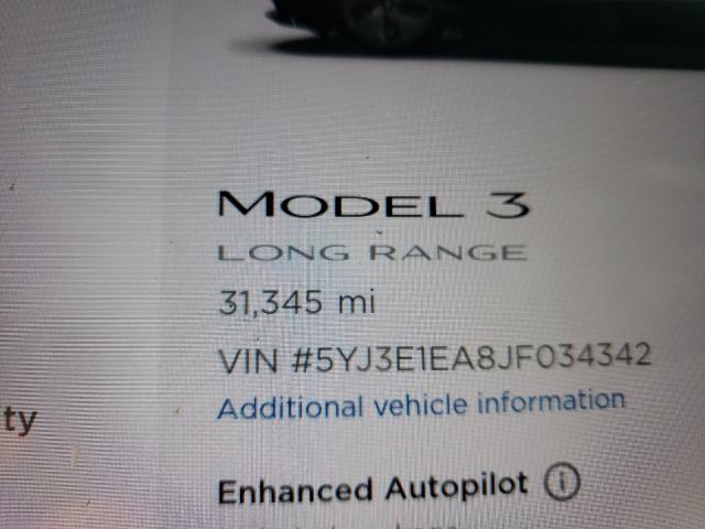 2018 TESLA MODEL 3 5YJ3E1EA8JF034342
